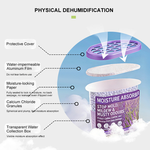 Déshumidificateurs domestiques <span class=keywords><strong>anti</strong></span>-humidité, boîte absorbante d'humidité pour armoire - Product Image 5