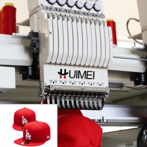 Huimei fabrieks prijs levert digitale <span class=keywords><strong>computer</strong></span> 12/15 naalden nieuwe vier-logo borduurmachine - Product Image 5