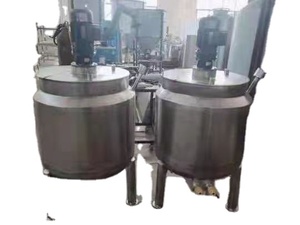 Tùy chỉnh cấp thực phẩm thép không gỉ điện sưởi ấm trộn Tank trộn thiết bị cho đồ uống sản xuất - Product Image 5