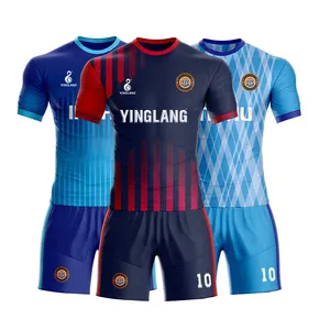 Customized Logo Adults Training Football Jersey Set Cheap Soccer Jersey Manufacturer Soccer Shirts Football Jersey