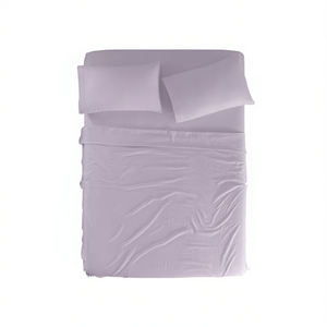 Parure de draps Viasoft King Size en coton lavé, hypoallergénique, avec drap plat et drap-housse, et 2 taies d'oreiller, pour usage domestique - Product Image 1