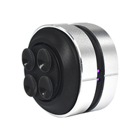 Speaker Mini Bluetooth portabel, pengeras suara Mini RGB lampu LED nirkabel fungsi TWS Bass Audio musik bertenaga baterai gigi biru