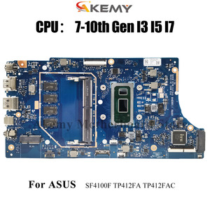 Placa base de computadora portátil TP412FA para ASUS VivoBook Flip TP412F SF4100F TP412FA TP412FAC Placa base con I3 I5 I7 CPU 100% pruebas OK Stk - Product Image 2