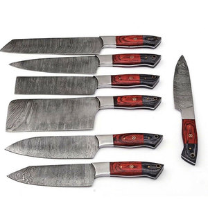 Ensemble de couteaux de chef en acier Damas, haute durabilité, écologique, personnalisable, OEM, collection d'outils de cuisine haut de gamme - Product Image 5