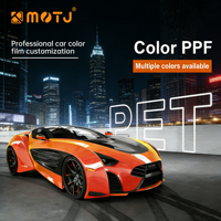Film Bungkus Mobil Super Gloss PET Glossy Merah - Tanpa Efek Kulit Jeruk - 5ft*60ft - Kualitas Profesional