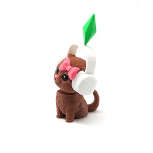 The Sims Plumbob Gato Bailarín Animación Occidental Figura de Bebé Juguete Coche Adorno Temática Animal - Product Image 6