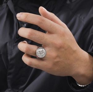 <span class=keywords><strong>Sello</strong></span> de los siete Arcángeles anillo vikingo Salomón Kabbalah talismán hexagrama anillos para hombres joyería de acero inoxidable - Product Image 4