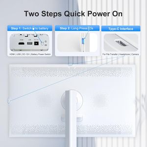 Rechargeable Movable Smart Television 32 Inch Led & Lcd Rotating Digital Display Interactive Television 4K Smart <b>Tv</b> FLY-GMJ Rech - Product Image 4