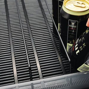 Étagères de refroidisseur de supermarché glissières étagère de bouteille de glissière de voie de rouleau pousseur étagère d'alimentation par gravité système d'étagère de rouleau - Product Image 3