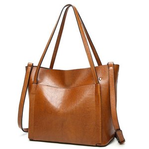 Sacs à main en cuir PU pour femmes, grandes marques, sac bandoulière, sac fourre-tout, sac à l'épaule de créateur pour dames - Product Image 1