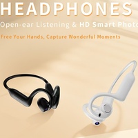 Headphone Olahraga Leher E900 5.3 Konduksi Udara, Anti Air IPX7, Latensi Rendah, Baterai 220mAh, LED, Dual Mic ENC