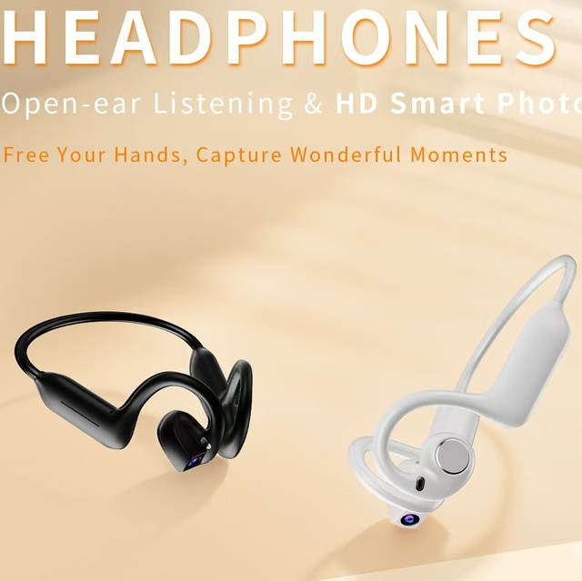 Air Conduction Smart Shooting Sports Neckband Headphones E900 5.3 IPX7 Waterproof Low Latency 220mAh Battery LED Dual Mic ENC