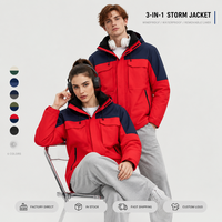 Veste de printemps unisexe avec logo personnalisé, imperméable 75D, doublure en graphène, fermeture éclair YKK, 6 couleurs, tailles S-4XL, vente en gros directe d'usine ODM