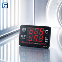 Medidor de Temperatura y Humedad con Pantalla LED Industrial Grande OEM ODM HD-7, Servicio Completo de Ensamblaje de Productos con Procesamiento PCBA