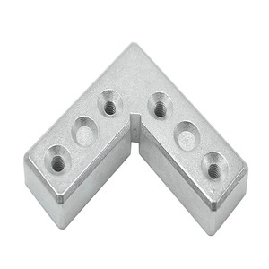 Supports d'angle en aluminium à 90 degrés, connecteurs de fixation de cadre de porte en alliage de zinc, installation par vis - Product Image 3