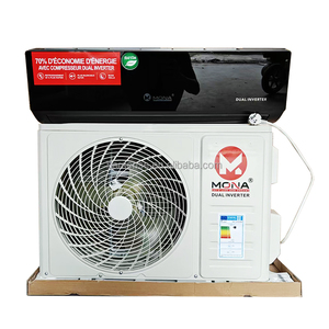 Điều hòa không khí trong nhà 12k Black Mirror Evaporator với công nghệ DC Inverter, máy lạnh mini <span class=keywords><strong>split</strong></span> 1.5hp, lắp tường - Product Image 2