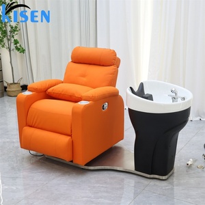 Kisen <b>Head</b> Spa Shampoo Chair Electric Japeness Hair Wash Customized Sofa Salon Machine Multifunctional Bed <b>Styling</b> Chair - Product Image 3
