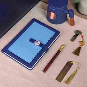 Premium Corporate Gift <b>Set</b> Custom Brand PU Leather <b>Notebook</b> & Digital Printed Pen for Employee Appreciation & Client Gifts - Product Image 4