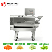 DQC140 Commerciële Automatische RVS Groente- en Fruit Snijmachine Elektrische Machine voor Restaurant Hotel Groenteverwerking