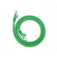 Kabel jaringan Ethernet cat6 utp 1m 26awg kabel patch tembaga rj45 kabel jumper Gigabit 1 meter patch cord