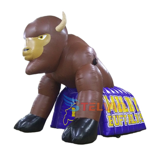 อุโมงค์นำโชคแบบเป่าลมอุโมงค์<span class=keywords><strong>หัว</strong></span>สัตว์เสือโคร่งหมาป่าเป่าลมอุโมงค์นกสำหรับกิจกรรมกีฬาของโรงเรียนชั้นสูงปรับแต่งได้ - Product Image 6