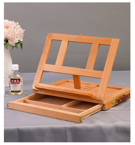 <span class=keywords><strong>Table</strong></span> de bureau <span class=keywords><strong>en</strong></span> <span class=keywords><strong>bois</strong></span>, <span class=keywords><strong>table</strong></span> d'art <span class=keywords><strong>en</strong></span> <span class=keywords><strong>bois</strong></span>, boîte de dessin, de peinture et de croquis avec 3 tiroirs avant pour le rangement des fournitures - Product Image 5