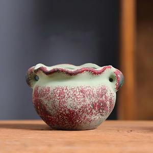 Petit pot en terre cuite pour plantes succulentes méditerranéennes, contrôle des racines, liquidation en gros - Product Image 2