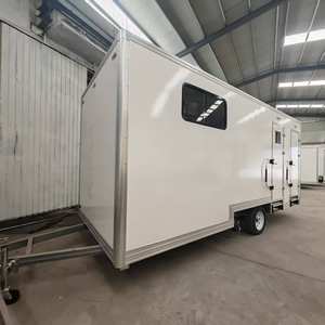 Oficina Móvil para Obras de Construcción, Remolque de Oficina Tipo Caravana, Contenedor de Oficina con Ruedas para Exteriores - Product Image 4