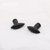 Poignées Santaya en laiton brossé antique massif, forme olive, pour armoires de cuisine, armoires de chambre, boutons de tiroirs et poignées de meubles