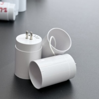 Accessoires LED en plastique de marque LN, longueur 55 mm, interrupteur DIP, culot de lampe à aiguille partielle T8 T5, support de tube PC, prise d'alimentation CA 220V