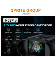 Cámara Binocular con Visión Nocturna Digital HD Multifunción, Sensor MOS, Memoria Integrada de 16 MB, Zoom Óptico <10x, Visión Nocturna