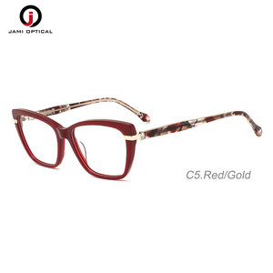 Alla moda colorato occhio di gatto <span class=keywords><strong>ottica</strong></span> telaio di fascia alta all'ingrosso stili Africa montatura acetato donna occhiali - Product Image 5