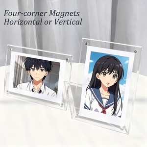 Cadre <span class=keywords><strong>photo</strong></span> rectangulaire transparent en acrylique magnétique écologique pour la décoration de la maison - Product Image 3