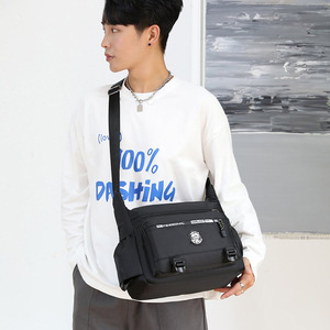 Men's Crossbody Bag Nylon Large Capacity Chest Shoulder Bag Everyday Outfits Travel Sports Use - Product Image 2