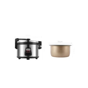 Olla Arrocera Comercial AUX de 10L, Acero Inoxidable, Pantalla Digital Táctil, Para Uso en Cafeterías y Hoteles - Product Image 1