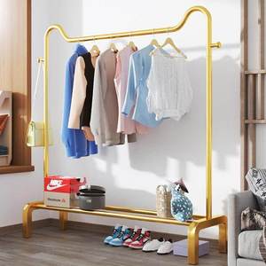 <span class=keywords><strong>Porte</strong></span>-vêtements métallique sur pied moderne, à poteau unique, pour rangement au sol, vente en gros d'usine, écologique et gain de place - Product Image 1