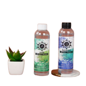 Resina Epoxi Ai-Feng 1:1, Pegamento AB Ultra Transparente, Kit de Pegamento Cristalino con Tiras de Succión y Varillas de Mezcla para Uso en Construcción - Product Image 1
