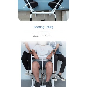 New design portable medical hydraulic mobile toilet, patient transport lift, transfer <b>chair</b> <b>with</b> <b>dining</b> <b>table</b> board - Product Image 5