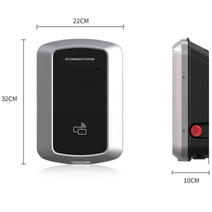 Pasokan pabrik 7KW 32A Wallbox baru tingkat kondisi 2 tipe 2 pengisi daya mobil listrik stasiun pengisian RFID Ev pengisi daya untuk mobil AC - Product Image 2
