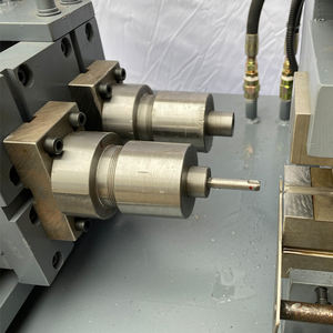 Alüminyum parçalar tüpler düzleştirme ve özel şekilli boru işleme için otomatik Servo yükleme boşaltma hidrolik yağ basın - Product Image 2