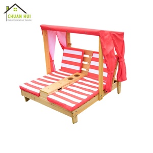 Chaise longue pour enfants très vendue, bien conçue, écologique, au design mignon, en <span class=keywords><strong>bois</strong></span> <span class=keywords><strong>de</strong></span> sapin, mobilier d'extérieur pour <span class=keywords><strong>jardin</strong></span> et parc - Product Image 1