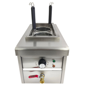 Cuocipasta Elettrico Commerciale a <span class=keywords><strong>2</strong></span> Cestelli in Acciaio Inox, Attrezzatura da Cucina per Casa, Ristorante e Venditori Ambulanti - Product Image 2
