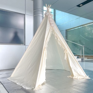 Maison de jeu indien en coton, jouet pour enfants et adultes, en dentelle, tente pour <span class=keywords><strong>tipi</strong></span>, pour mariage, célébration, <span class=keywords><strong>intérieur</strong></span> et extérieur, de luxe, 5 pierreries - Product Image 5