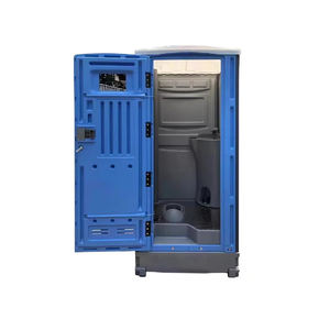 مرحاض متنقل حديث مسبق الصنع من البلاستيك HDPE مع غرفة استحمام للاستخدام في المناطق السياحية الخارجية والشقق - Product Image 1