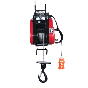 220V 110V không dây điều khiển từ xa 300kg 500kg Tải công suất kim loại Micro dây dây điện Palăng cẩu tời từ nâng lên mới - Product Image 6