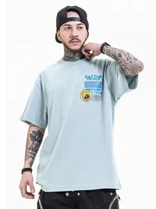 T-<span class=keywords><strong>shirt</strong></span> Oversize in cotone 100% <span class=keywords><strong>Tupac</strong></span> nera in cotone da uomo con collo a girocollo bianco 100% cotone - Product Image 4