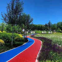 Système complet de surface sportive en tartan IAAF, piste d'athlétisme synthétique