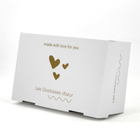 Caja de Regalo para Zapatos de Cartón Rígido Blanco Ecológico de Alta Calidad Personalizada, Impresión Personalizada en Cartón