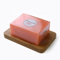 Savon Original à l'Acide Kojique pour le Visage et le Corps, Éclaircissant, Nettoyant et Blanchissant, Anti-Taches Brunes, au Citron et Curcuma, avec Vitamines