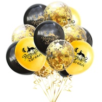 Eid Mubarak – Kit de bannière de ballons en feuille d'aluminium à hélium et Latex, pour la décoration de la maison